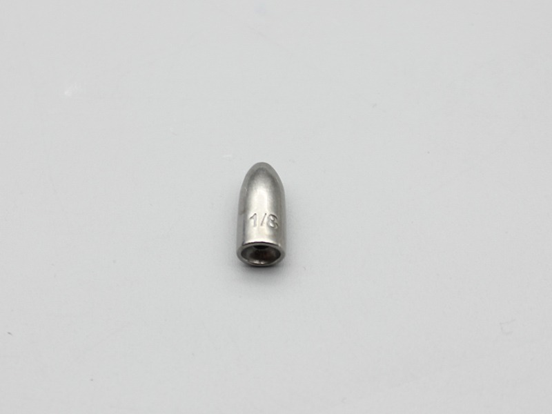 Tungsten Alloy Fishing Worm Sinker for bigmouth bass fishing
