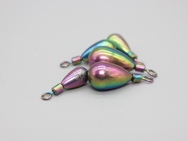 Coated tungsten alloy fishing weight